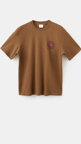 Mango t-shirt chesterh in tobacco - Image 2