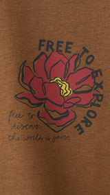Mango t-shirt chesterh in tobacco - Image 3
