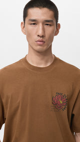 Mango t-shirt chesterh in tobacco - Image 4