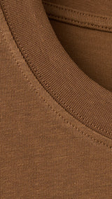 Mango t-shirt chesterh in tobacco - Image 6