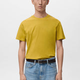 Mango t-shirt cherloh in mustard - 002