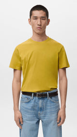 Mango t-shirt cherloh in mustard - 002
