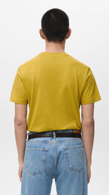 Mango t-shirt cherloh in mustard - 003