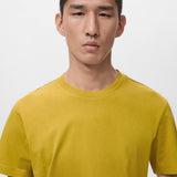 Mango t-shirt cherloh in mustard - 004