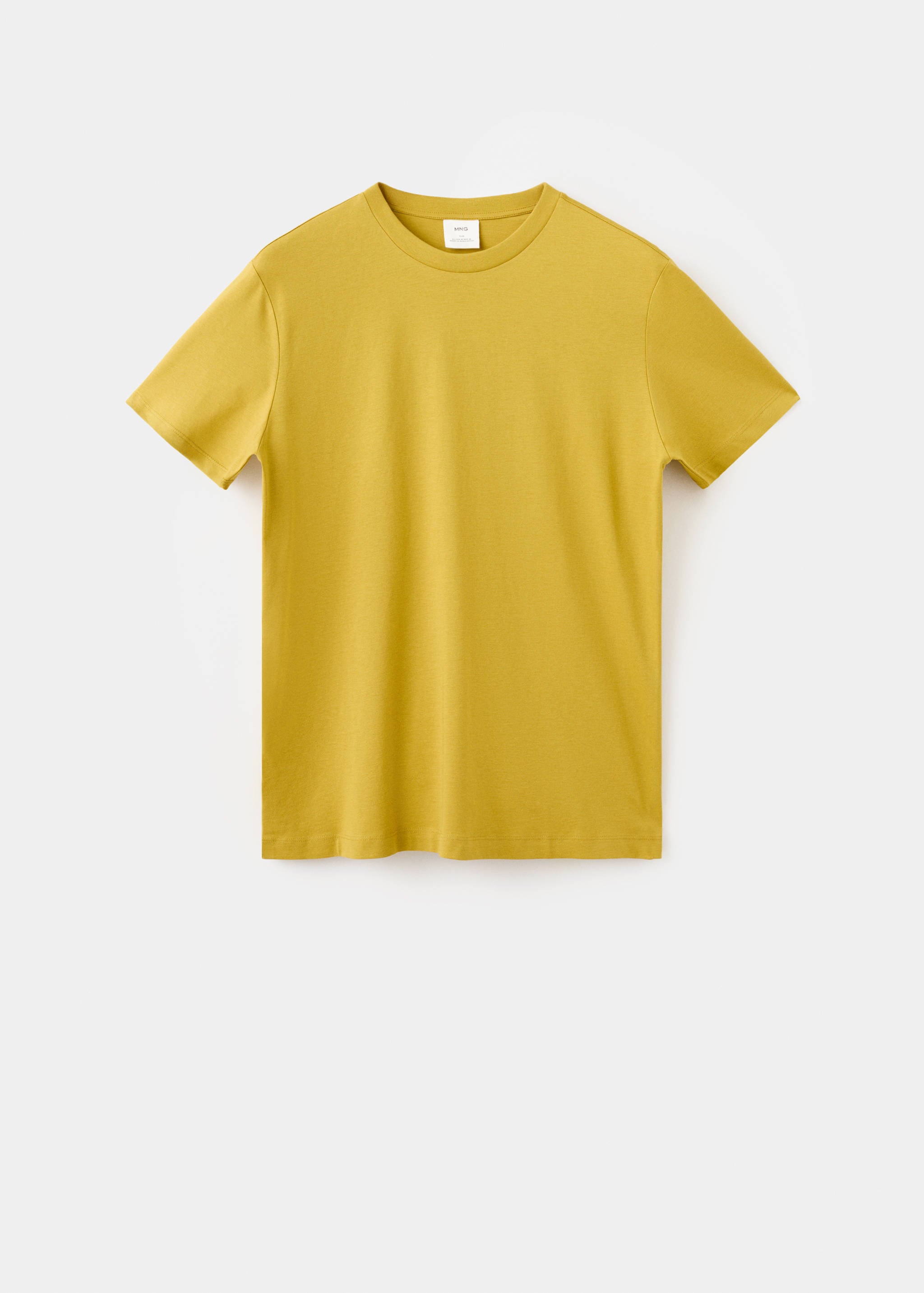 Mango t-shirt cherloh in mustard - 021
