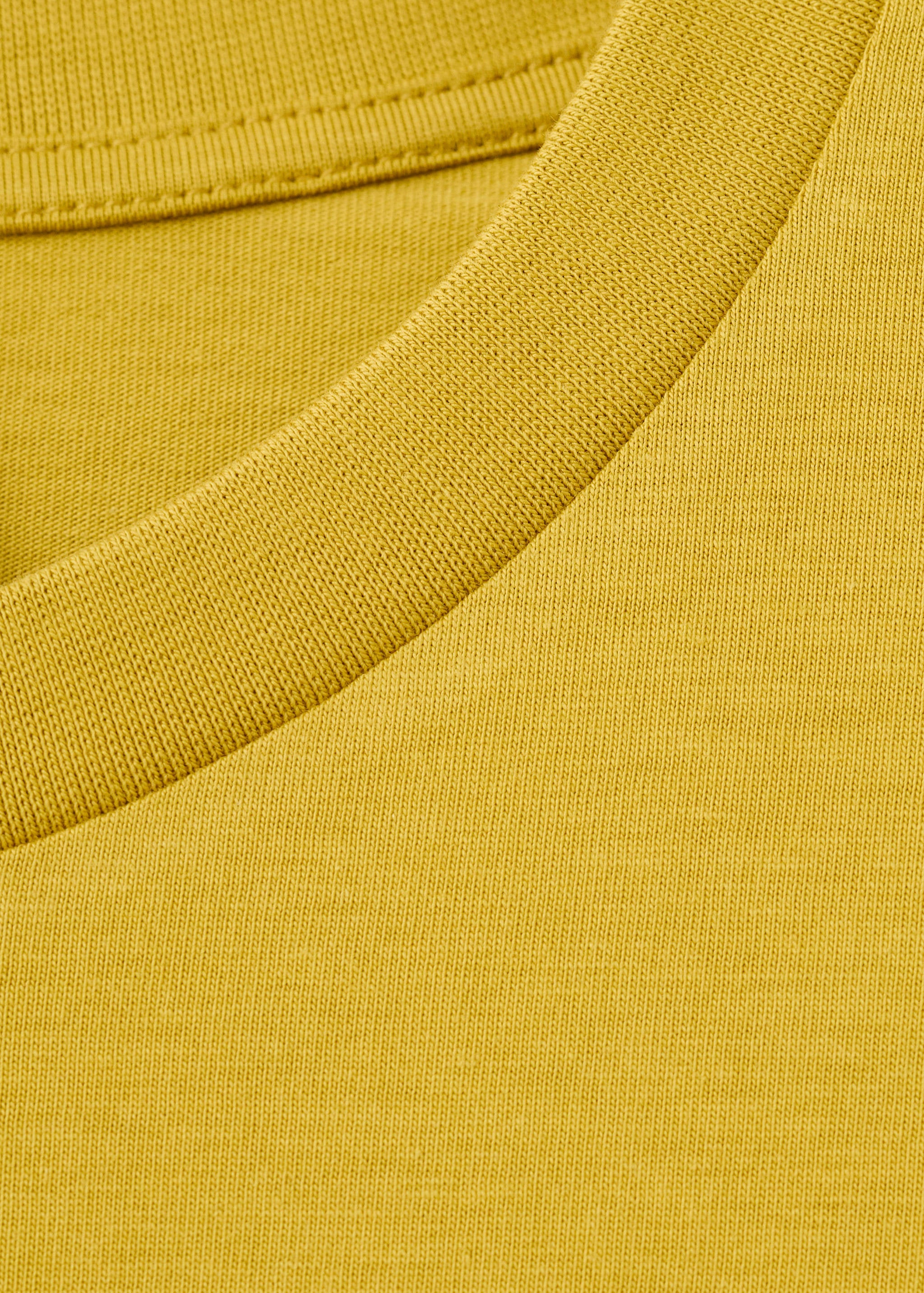Mango t-shirt cherloh in mustard - 023