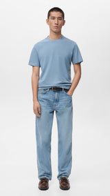 Mango t-shirt cherloh in celestial - 001