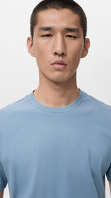 Mango t-shirt cherloh in celestial - 004