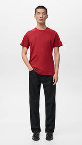Mango t-shirt cherloh in red - 001