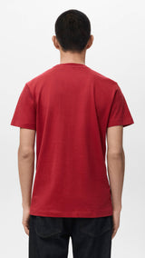 Mango t-shirt cherloh in red - 003