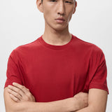 Mango t-shirt cherloh in red - 004