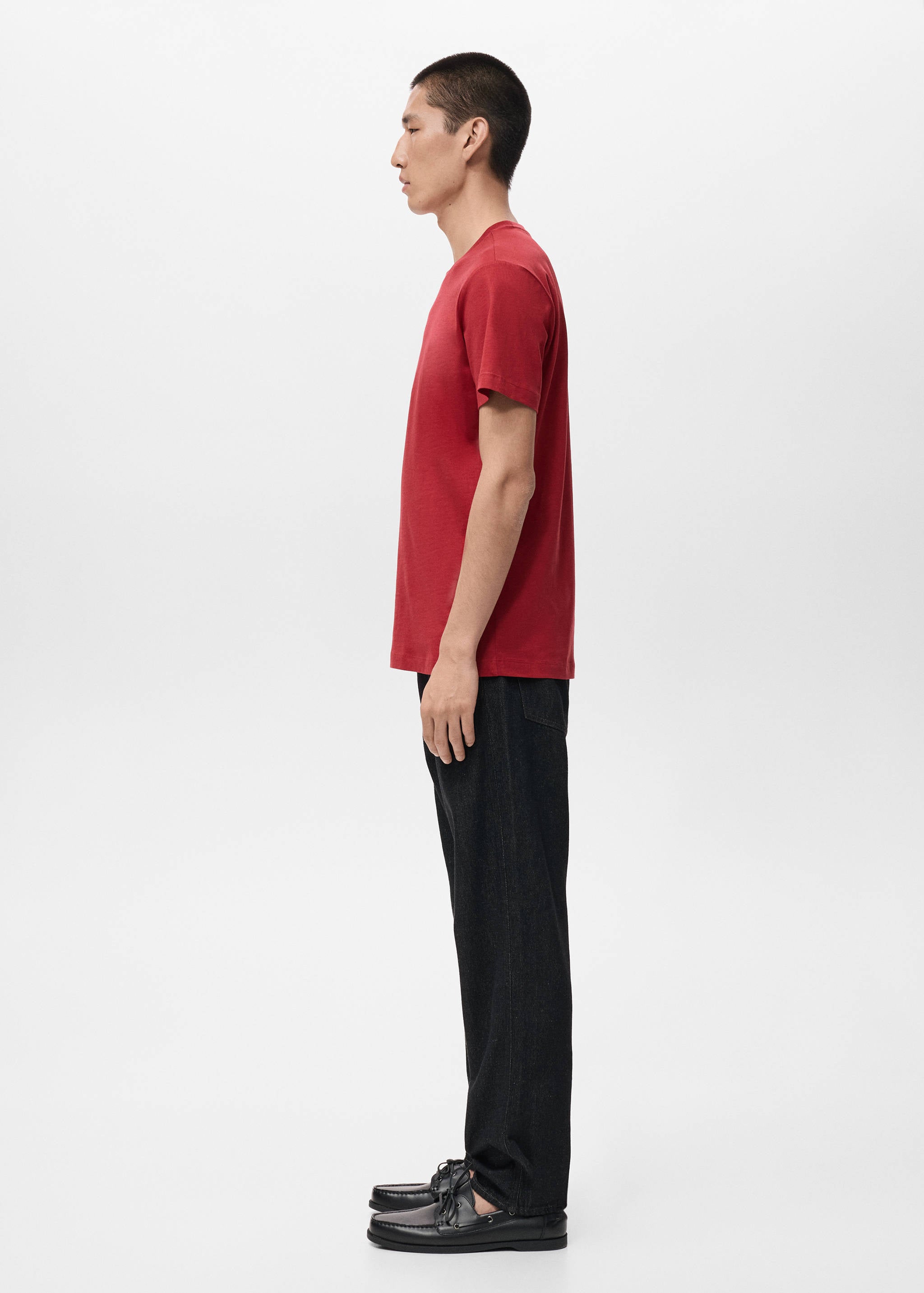 Mango t-shirt cherloh in red - 008