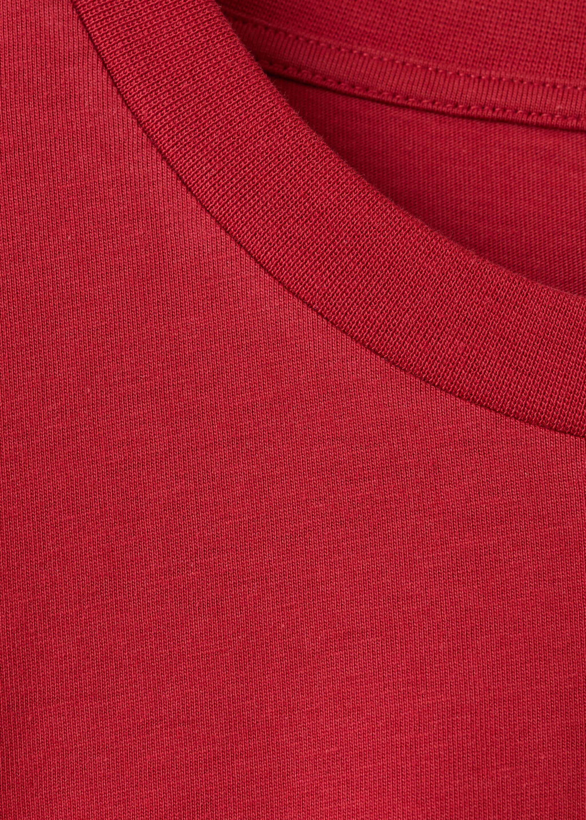 Mango t-shirt cherloh in red - 030