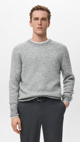 Mango sweater herring in grey - Image 1