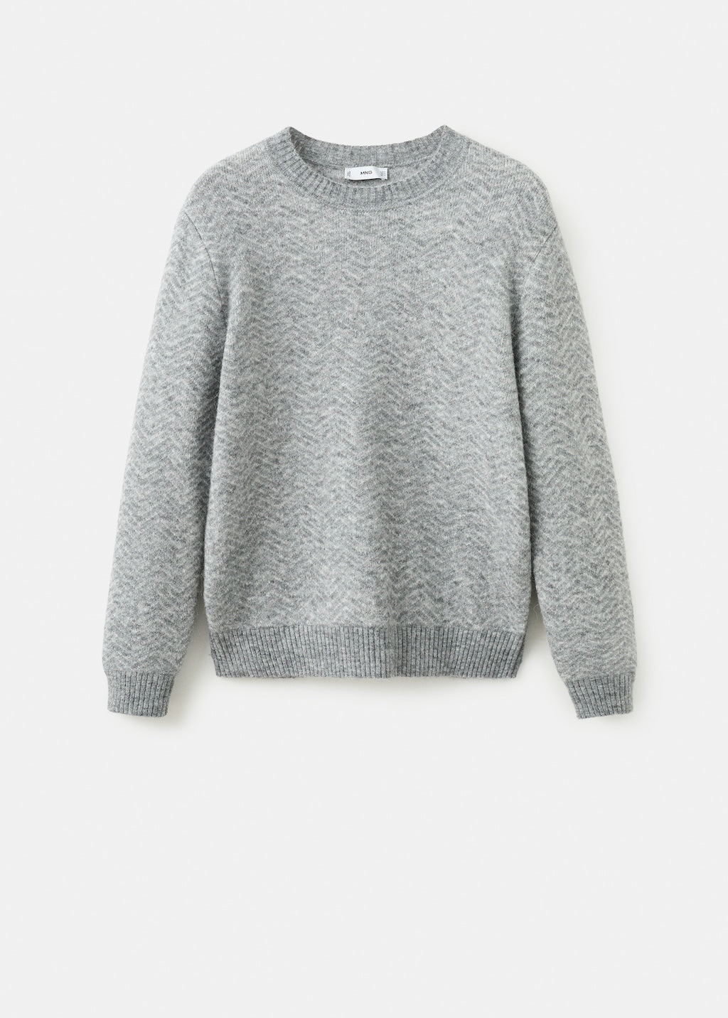 Mango sweater herring in grey - Image 2