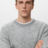 Mango sweater herring in grey - Image 4