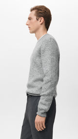 Mango sweater herring in grey - Image 5