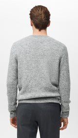 Mango sweater herring in grey - Image 8