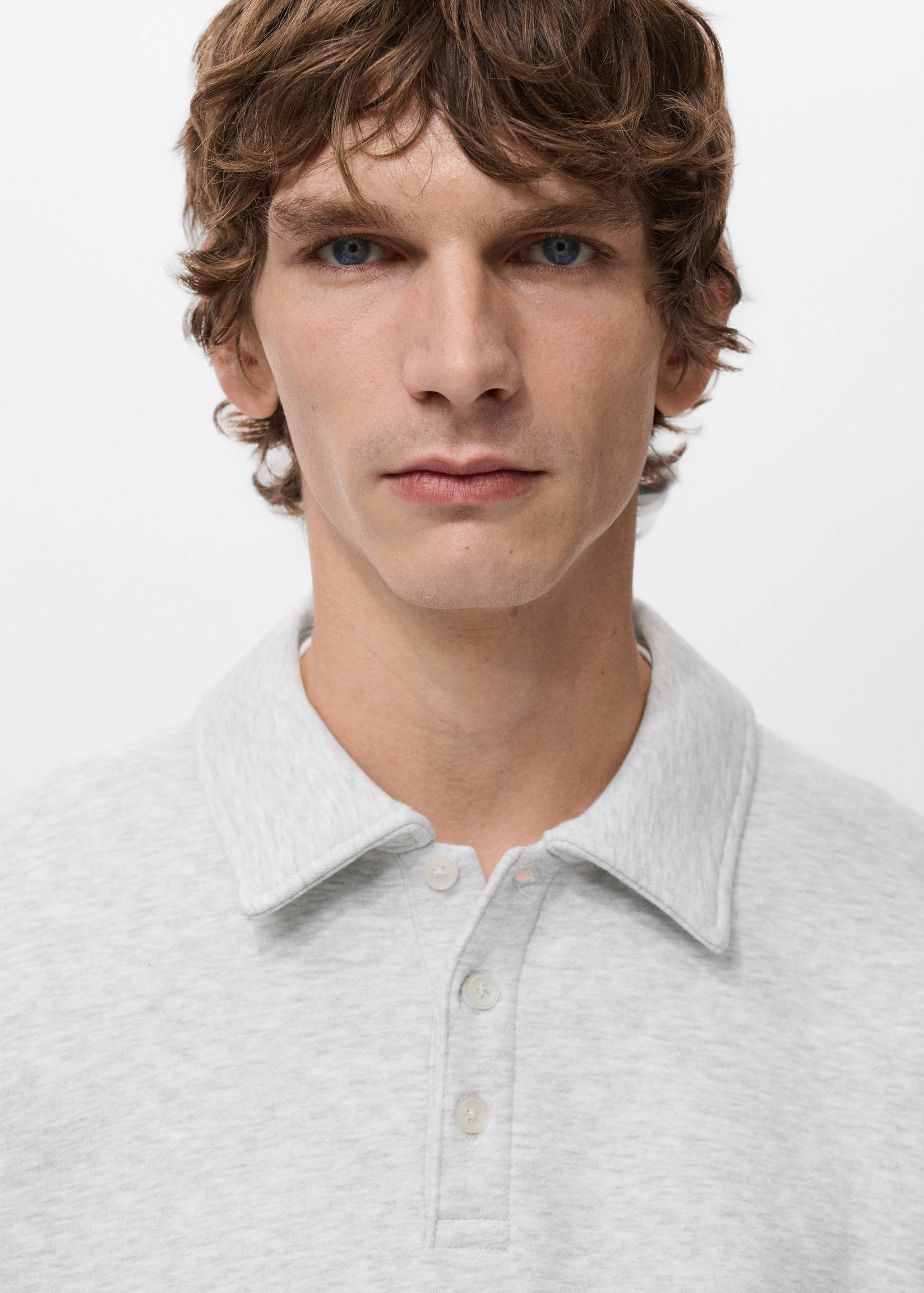 Mango sweatshirt bola in light vigore grey-004