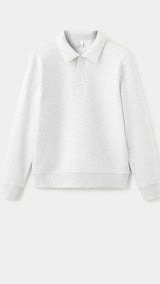 Mango sweatshirt bola in light vigore grey-021