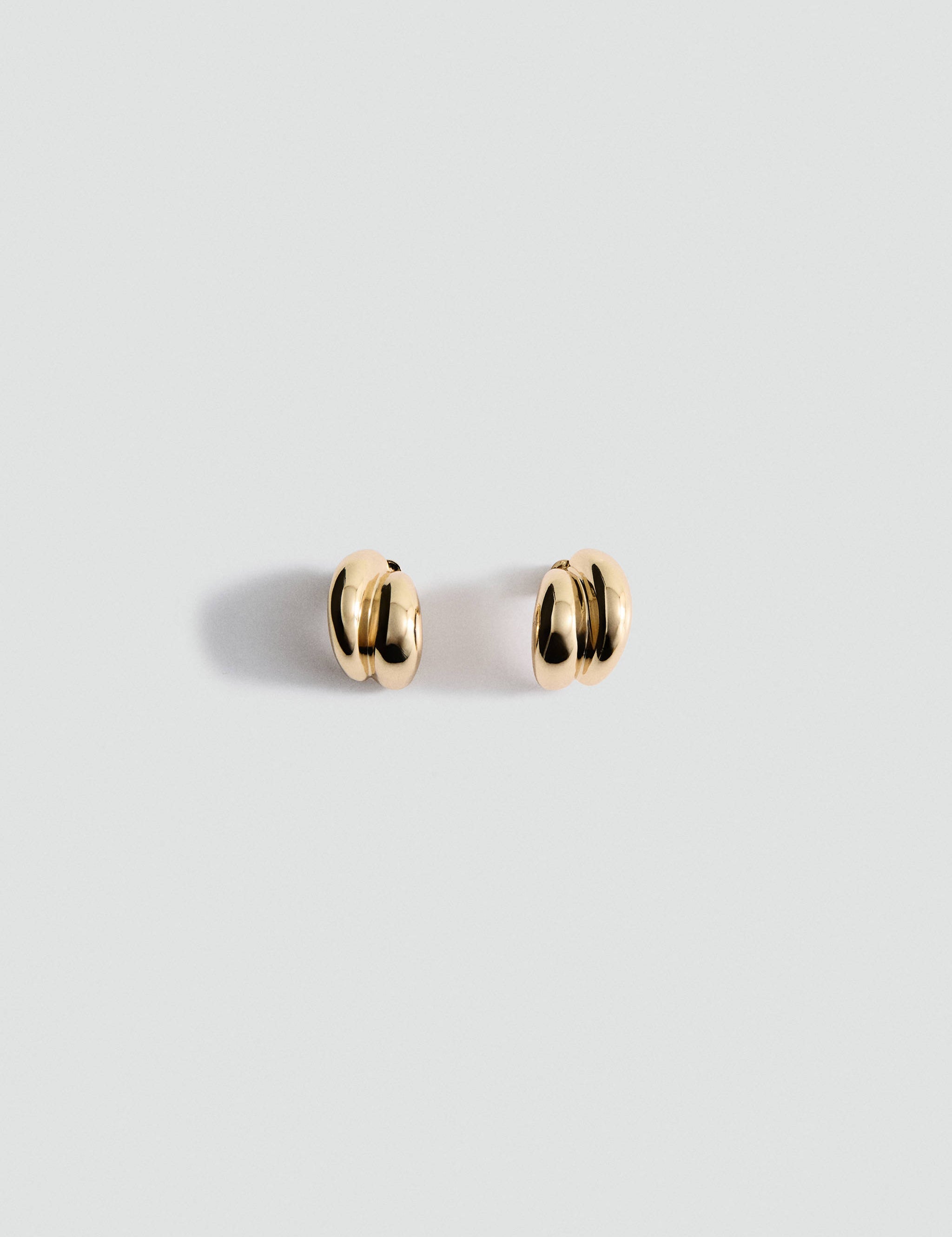 Mango earrings dawn in gold