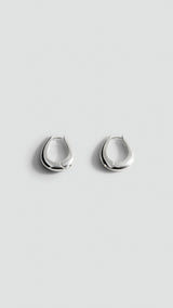 Mango earrings dali in silver-051