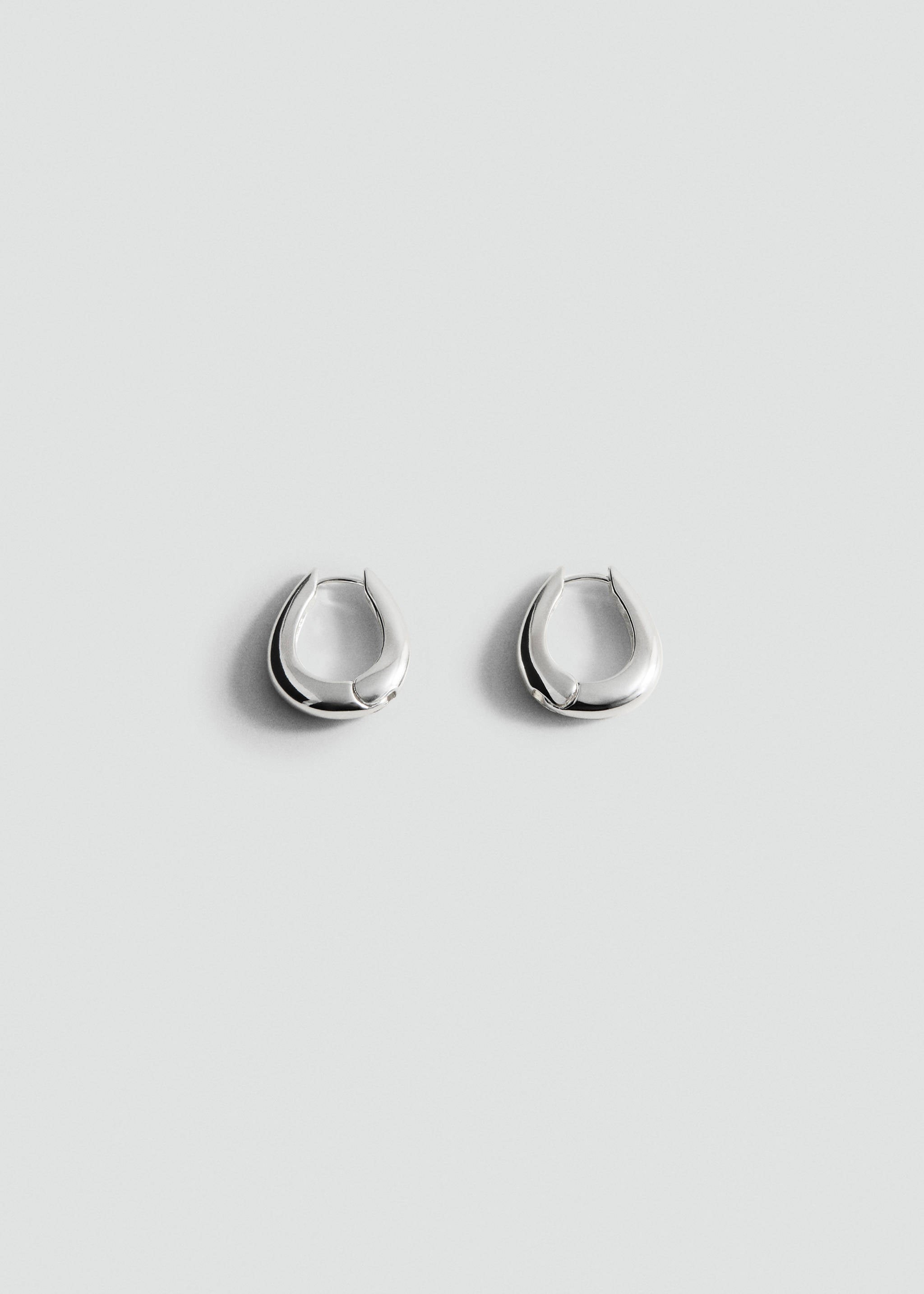 Mango earrings dali in silver-051