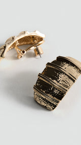 Mango earrings dalia in gold - Image 1