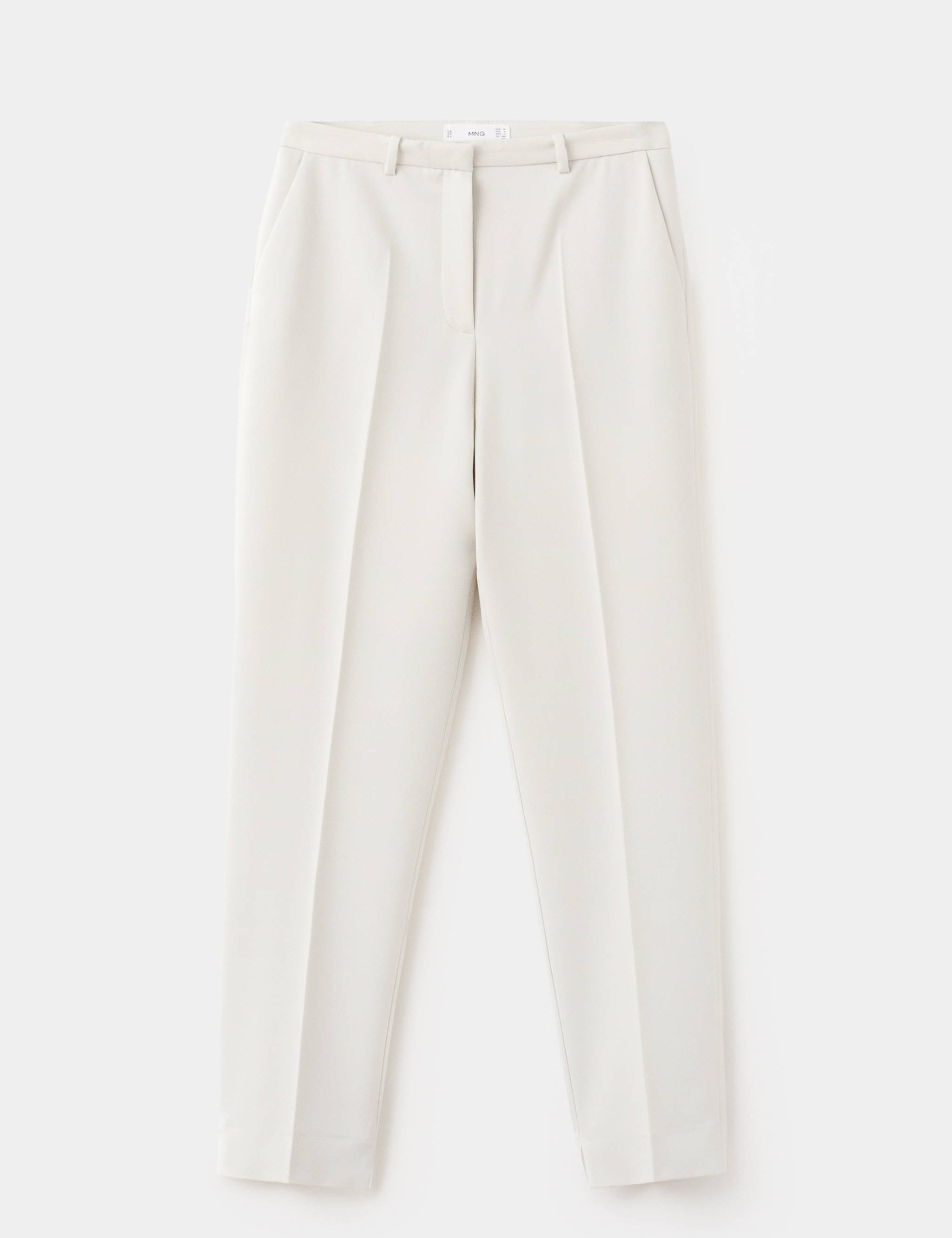Mango trousers boreal in stone