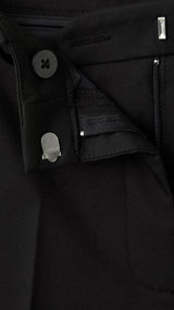 Mango trousers boreal in black