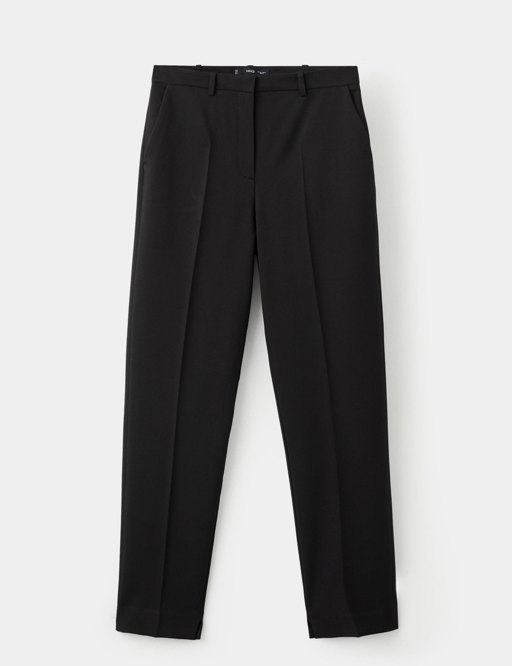 Mango trousers boreal in black