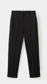 Mango trousers boreal in black