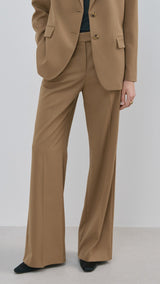 Mango trousers osaka in camel - Image 1