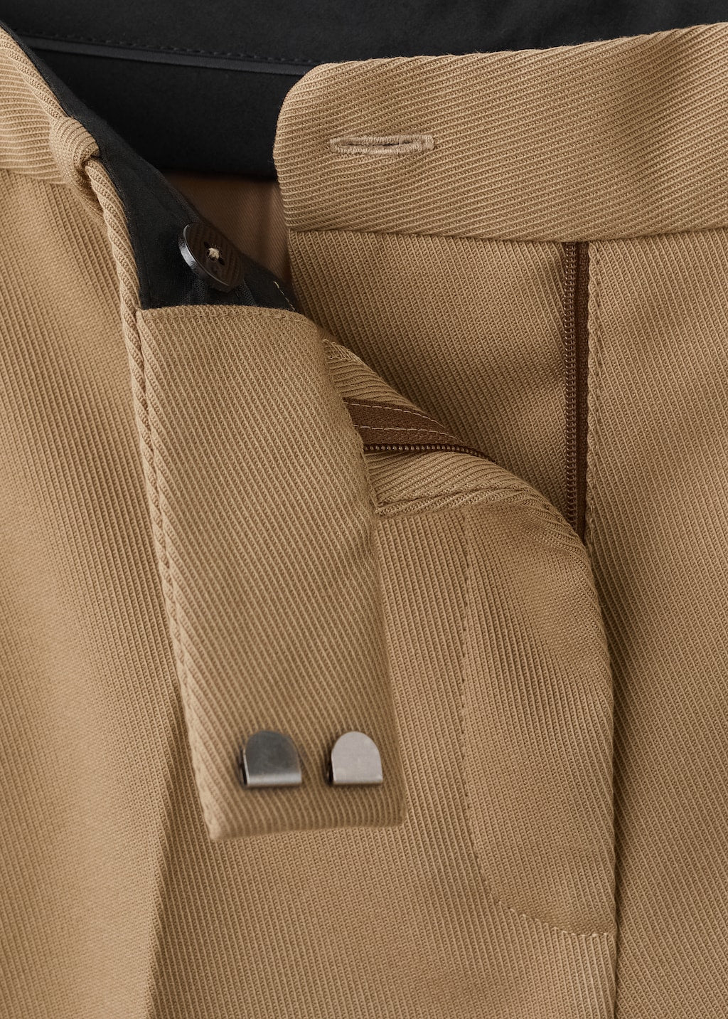 Mango trousers osaka in camel - Image 3