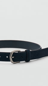 Mango belt dave in navy - Image 3