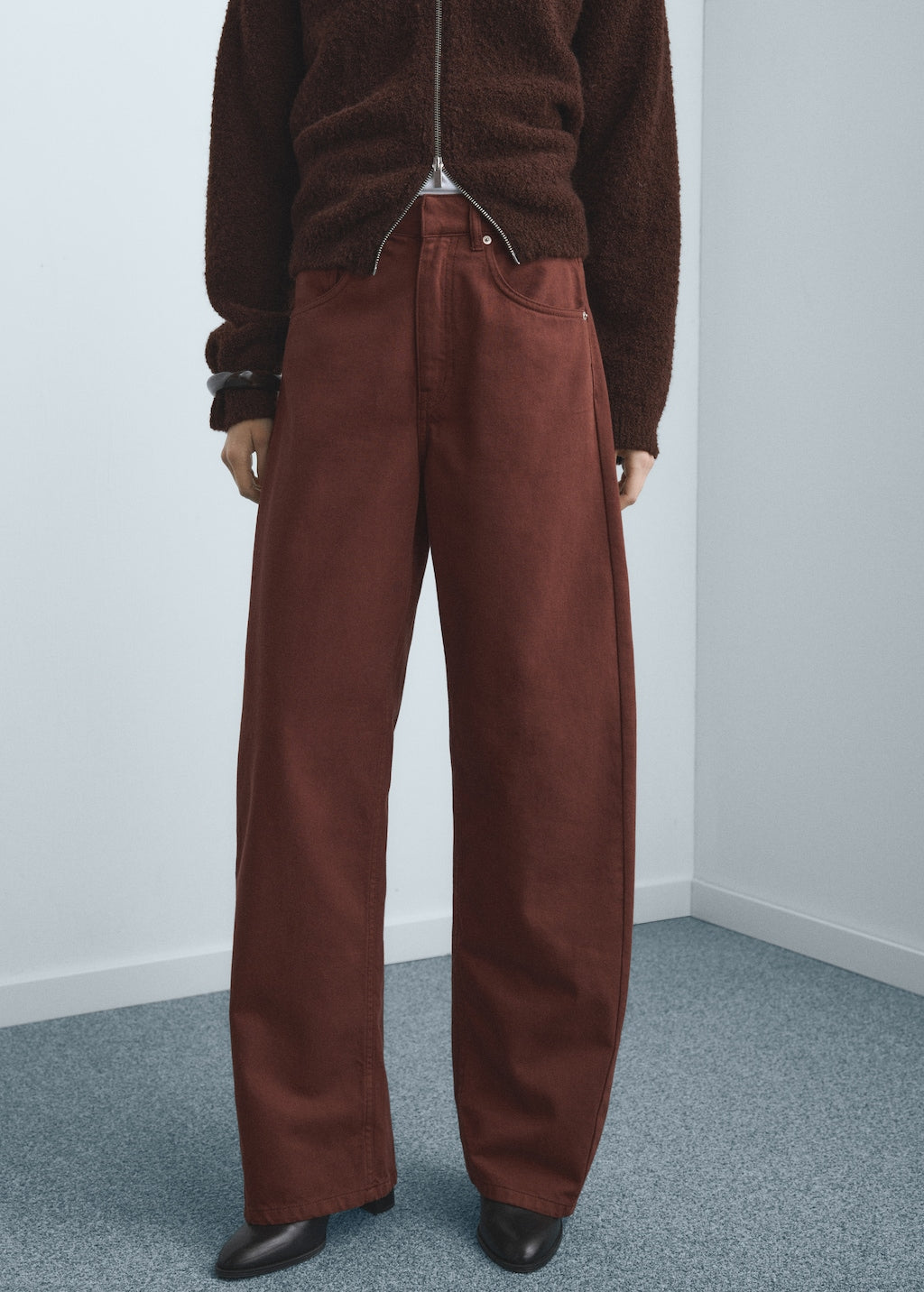 Mango jeans carol in terracotta - Image 1