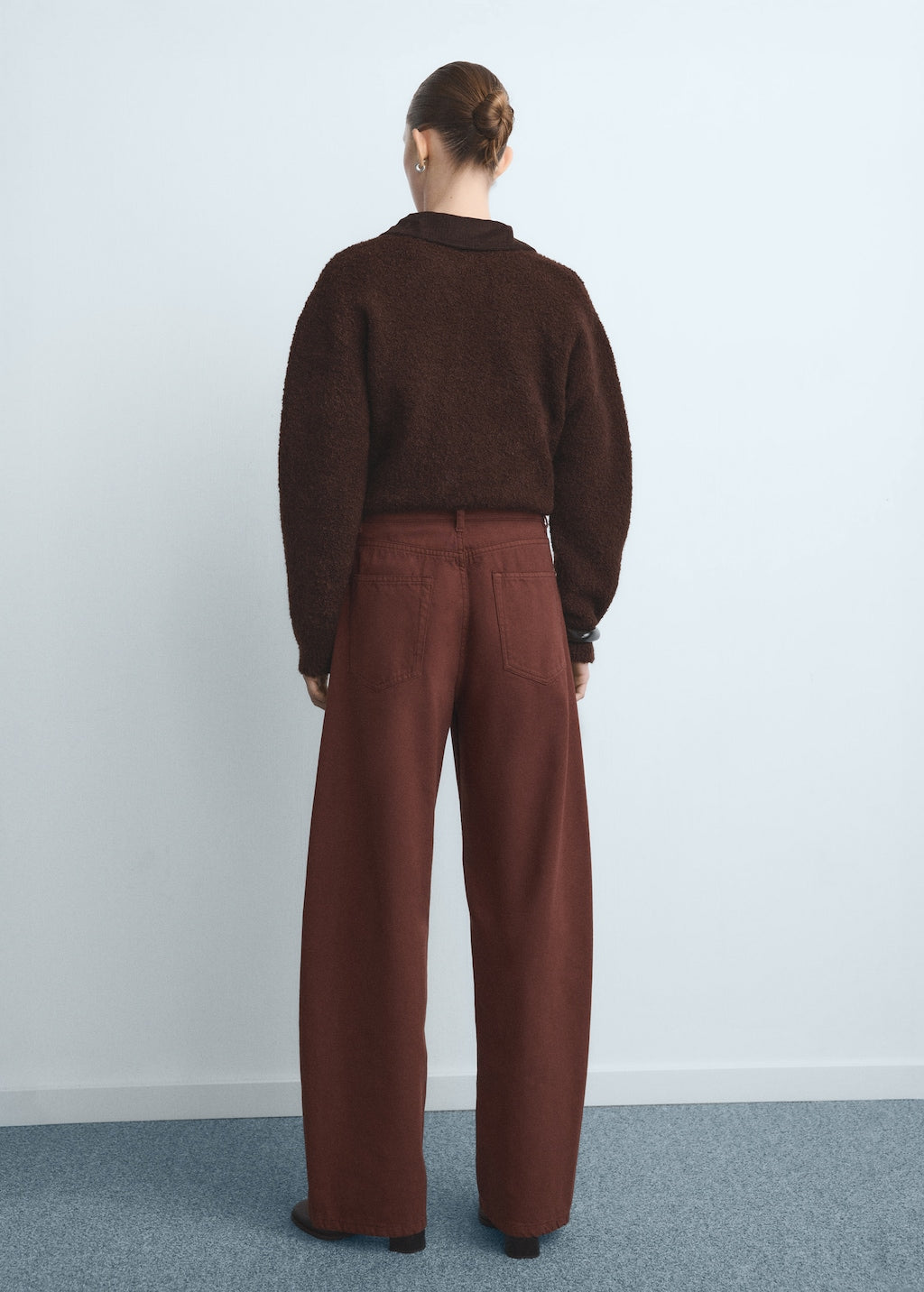 Mango jeans carol in terracotta - Image 6