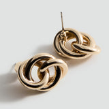 Mango earrings sol in gold - Image 2