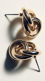 Mango earrings sol in gold - Image 3