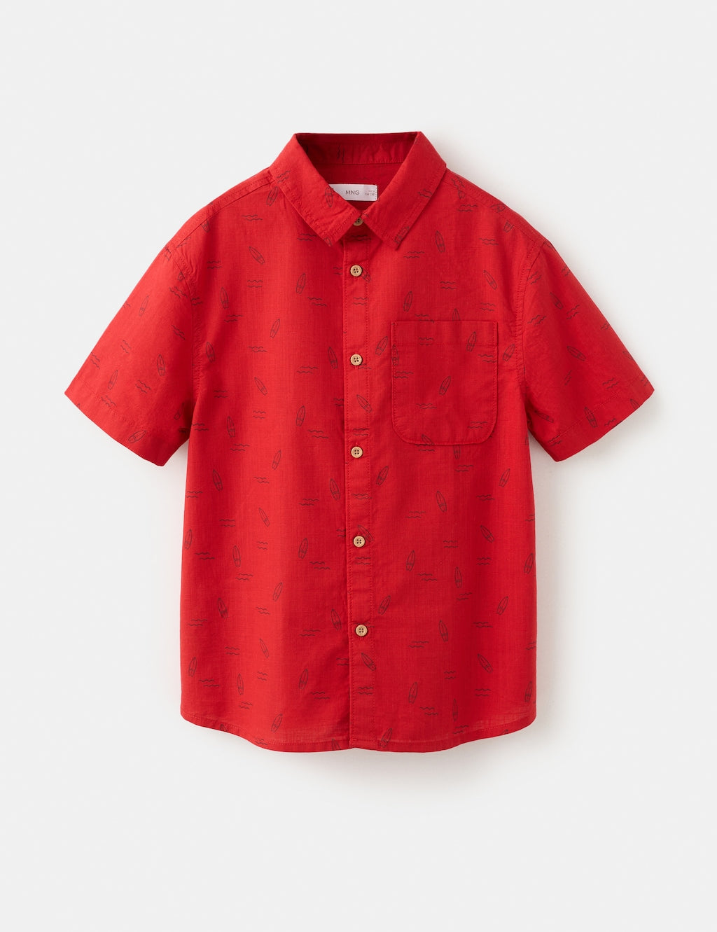 Mango shirt surf in red - Image 2