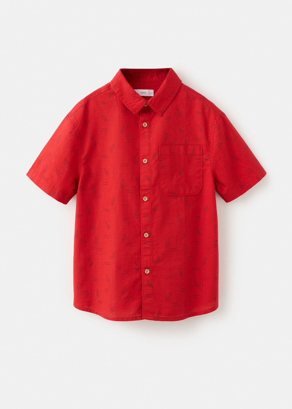 Mango shirt surf in red - Image 2
