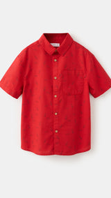 Mango shirt surf in red - Image 2
