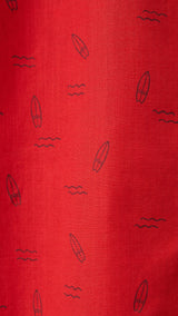 Mango shirt surf in red - Image 3