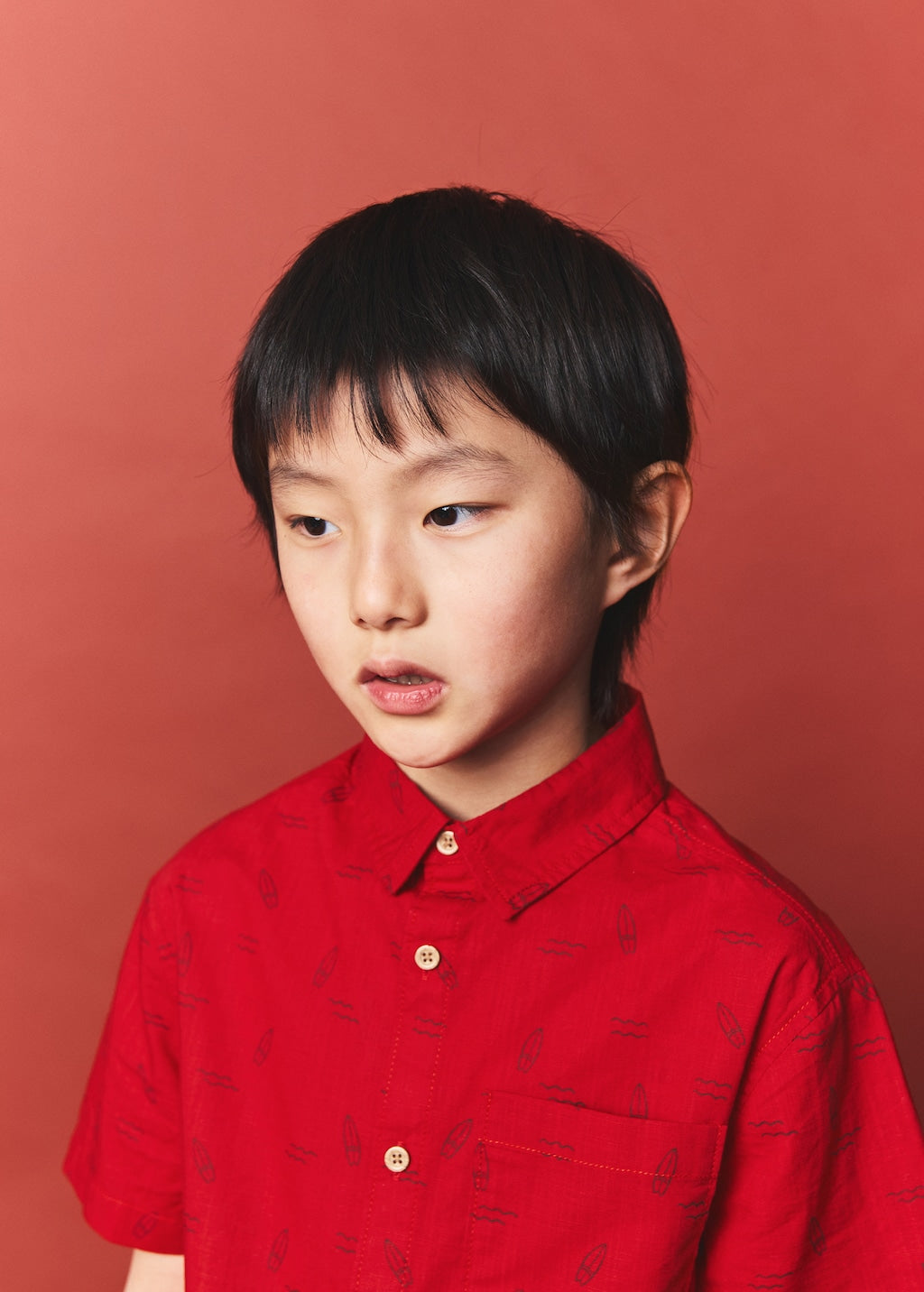 Mango shirt surf in red - Image 4