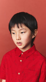 Mango shirt surf in red - Image 4