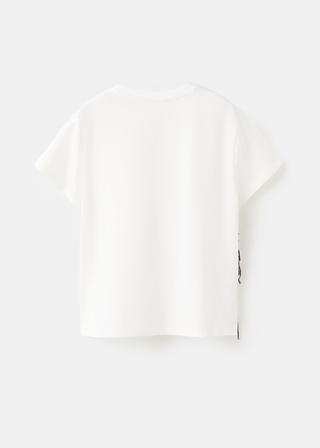 Mango t-shirt horse in off white - Image 4