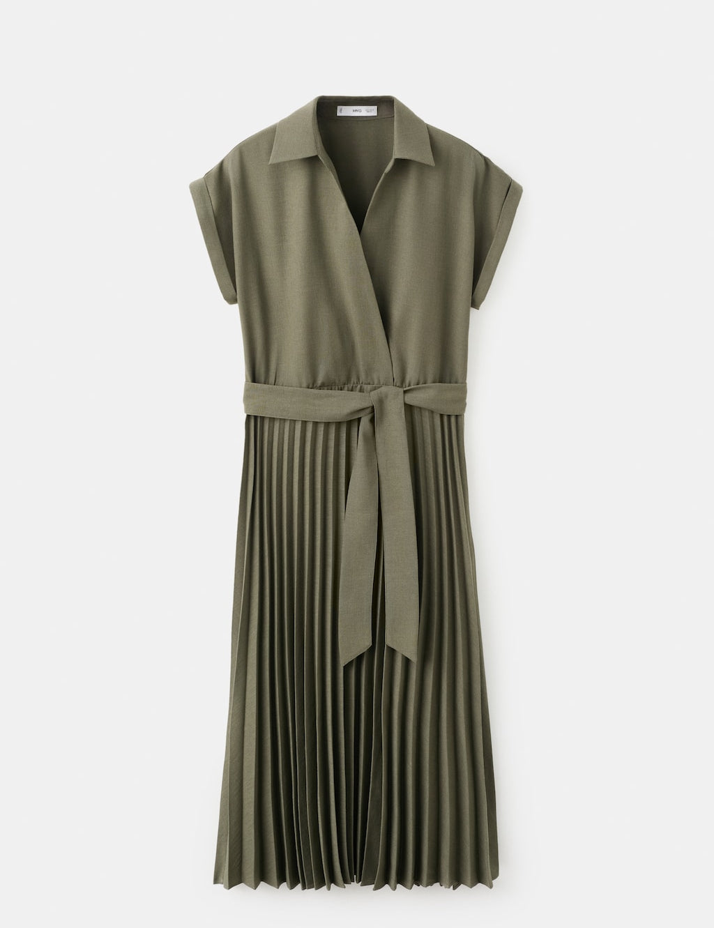 Mango dress esther in khaki - Image 2