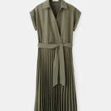 Mango dress esther in khaki - Image 2