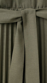 Mango dress esther in khaki - Image 6
