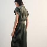 Mango dress esther in khaki - Image 7